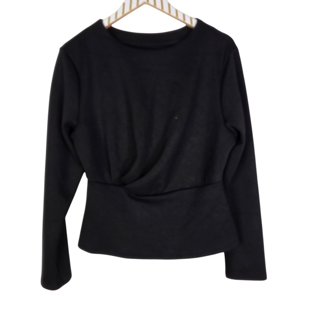 HALARA Shirt Womens Medium Black Long Sleeve Athletic Athleisure Top Stretch